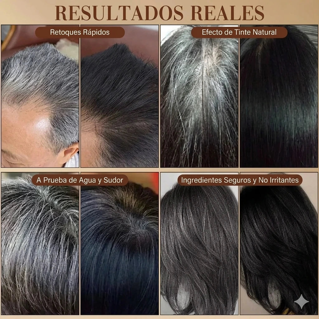 Tinte para peines de cabello resistente al agua y al sudor