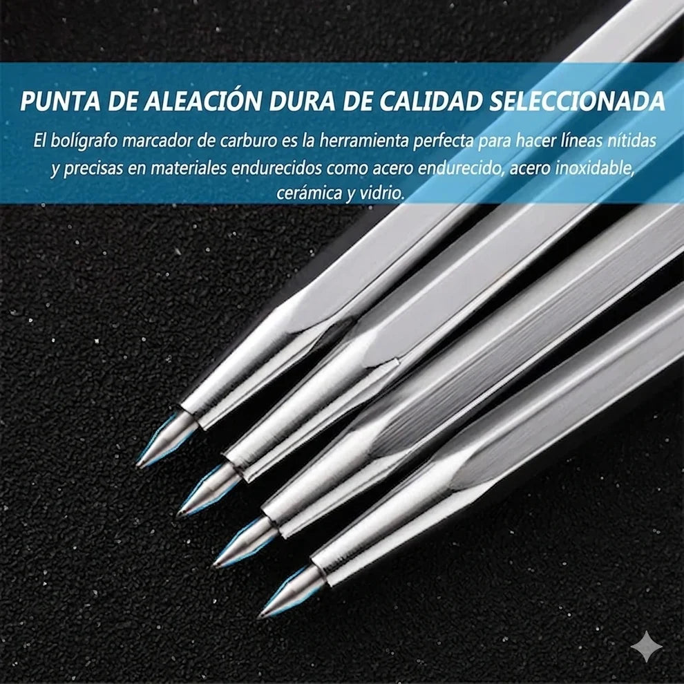 Bolígrafo de Rotulación Ultra Preciso para Acero, Cristal y Cerámica