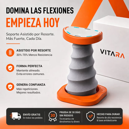 Domina las flexiones. Desarrolla fuerza más rápido | VITARA™ PushPro