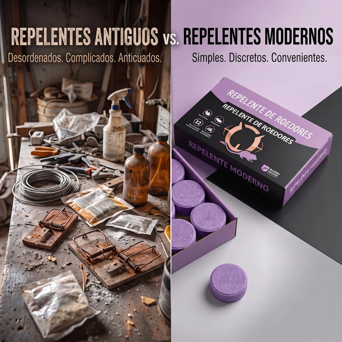 Repelente para ratones y ratas
