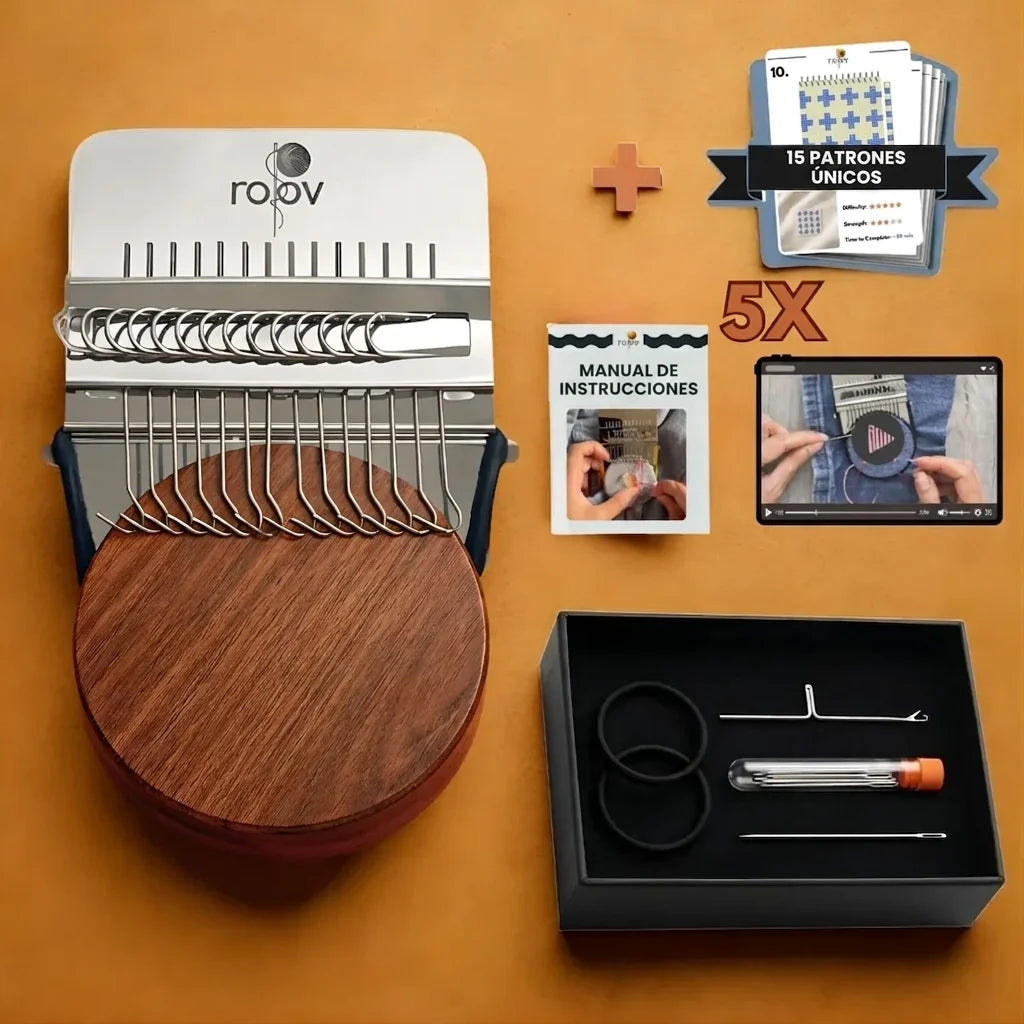 Kit de tejido de madera