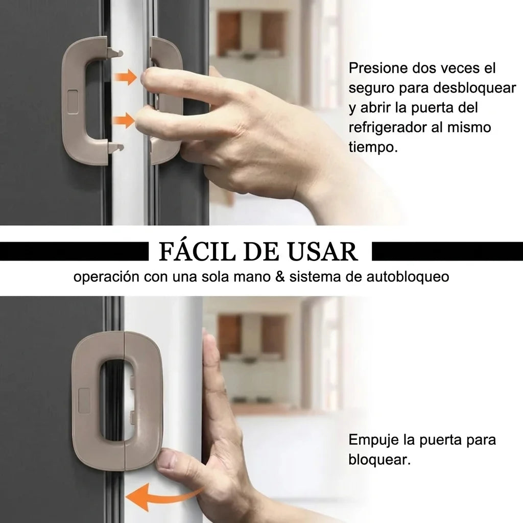 Cerradura inteligente de refrigeradores para niños