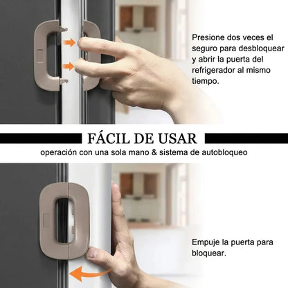Cerradura inteligente de refrigeradores para niños