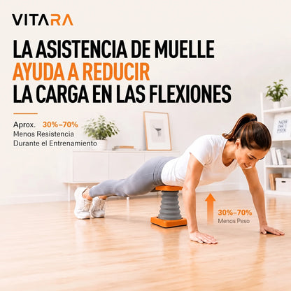 Domina las flexiones. Desarrolla fuerza más rápido | VITARA™ PushPro