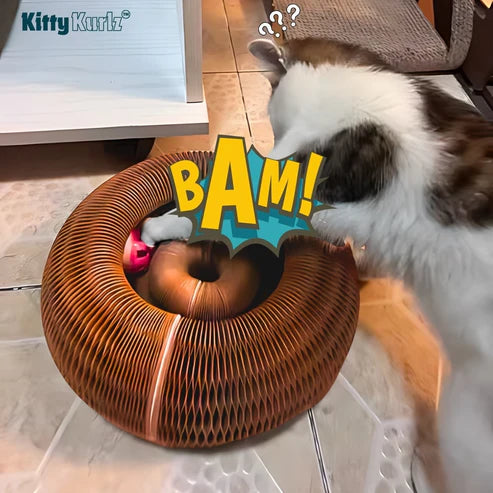 Kitty Kurlz – el juguete interactivo que ejercita la mente y el cuerpo de tu gato