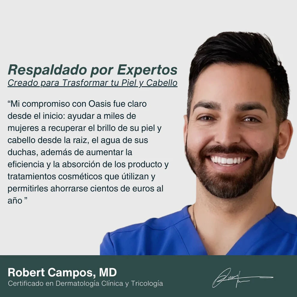 Salva Tu Piel, Tu Pelo y Tu Salud del Desastre con Oasis™