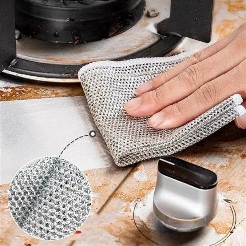 Toallas de acero inoxidable - Kit de 10 unidades
