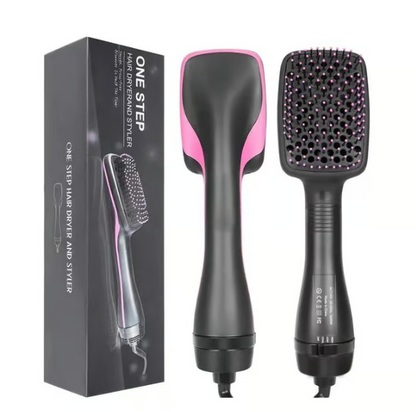 Secador de pelo multifuncional 2 en 1 con diseño de peine cómodo