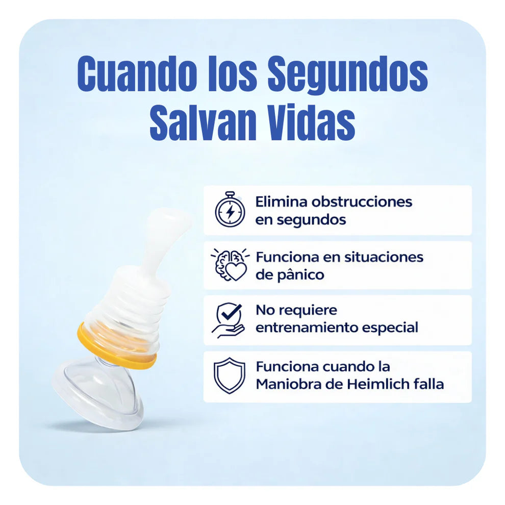 Dispositivo Antiatragantamiento, cada segundo cuenta