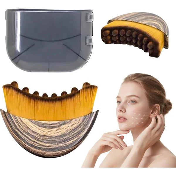 Cepillo de drenaje linfático facial: esculpe, relaja y refresca.