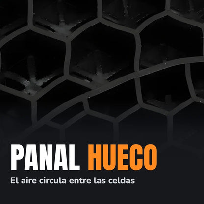 Cojín de panal para moto