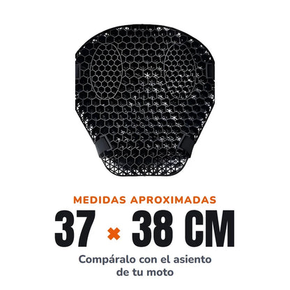 Cojín de panal para moto