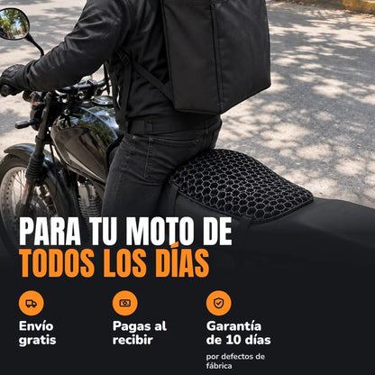 Cojín de panal para moto