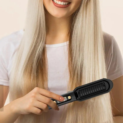 LuxeLock™ - Plancha de Cabello 2 en 1