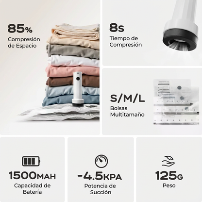 Compresor de ropa eléctrico
