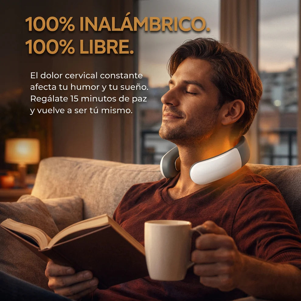 NeuroNeck Pro™ - Masajeador Cervical que Activa Puntos de Presión - Reduce Tinitus y Dolor Diario en Minutos