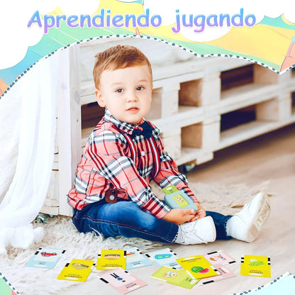 🐼 Lector de Cartas Bilingüe para Niños – Aprende Jugando 🎓✨