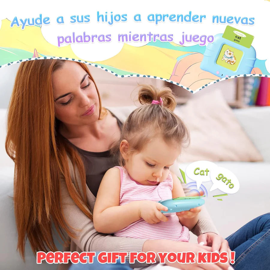 🐼 Lector de Cartas Bilingüe para Niños – Aprende Jugando 🎓✨
