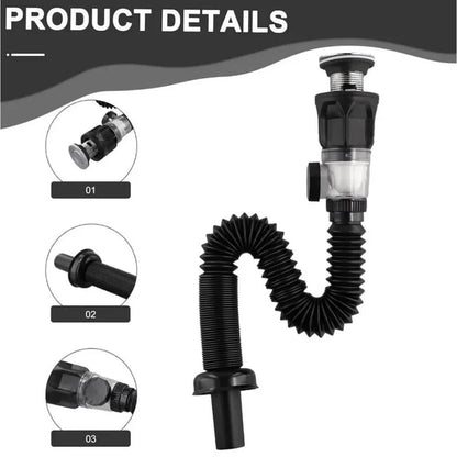 Sifón Flexible Antiodor Push Pro – Cocina & Baño