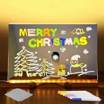 Tablero LED de Dibujo, Estimula la Creatividad y Reduce el Uso del Telefono