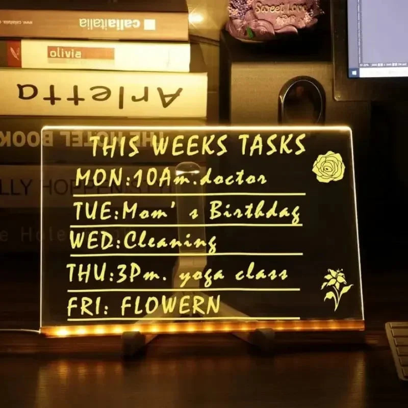 Tablero LED de Dibujo, Estimula la Creatividad y Reduce el Uso del Telefono