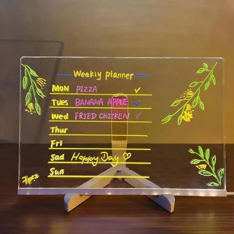 Tablero LED de Dibujo, Estimula la Creatividad y Reduce el Uso del Telefono