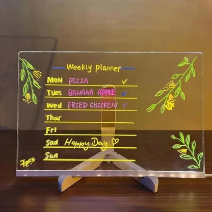 Tablero LED de Dibujo, Estimula la Creatividad y Reduce el Uso del Telefono