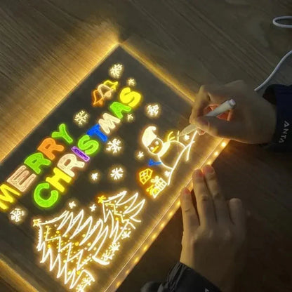 Tablero LED de Dibujo, Estimula la Creatividad y Reduce el Uso del Telefono