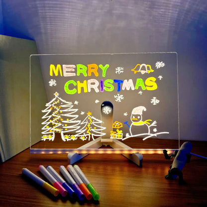 Tablero LED de Dibujo, Estimula la Creatividad y Reduce el Uso del Telefono