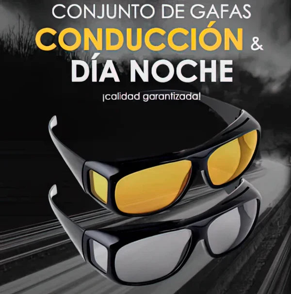 Lentes De Visión Pro HD x2 DIA Y NOCHE
