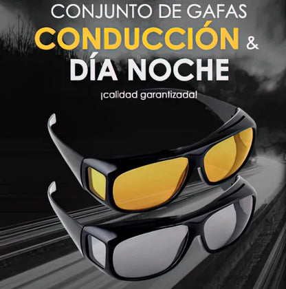 Lentes De Visión Pro HD x2 DIA Y NOCHE
