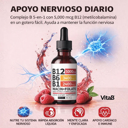 VitaB™ Complejo B Triple Acción Máxima Energía y Enfoque