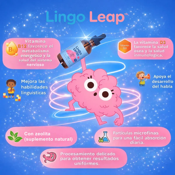 Lingo Leap™ Suplemento para el Desarrollo del Lenguaje y Enfoque
