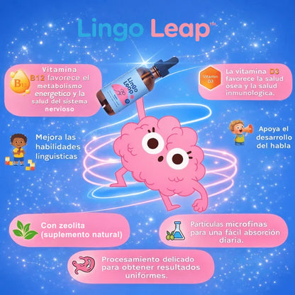 Lingo Leap™ Suplemento para el Desarrollo del Lenguaje y Enfoque