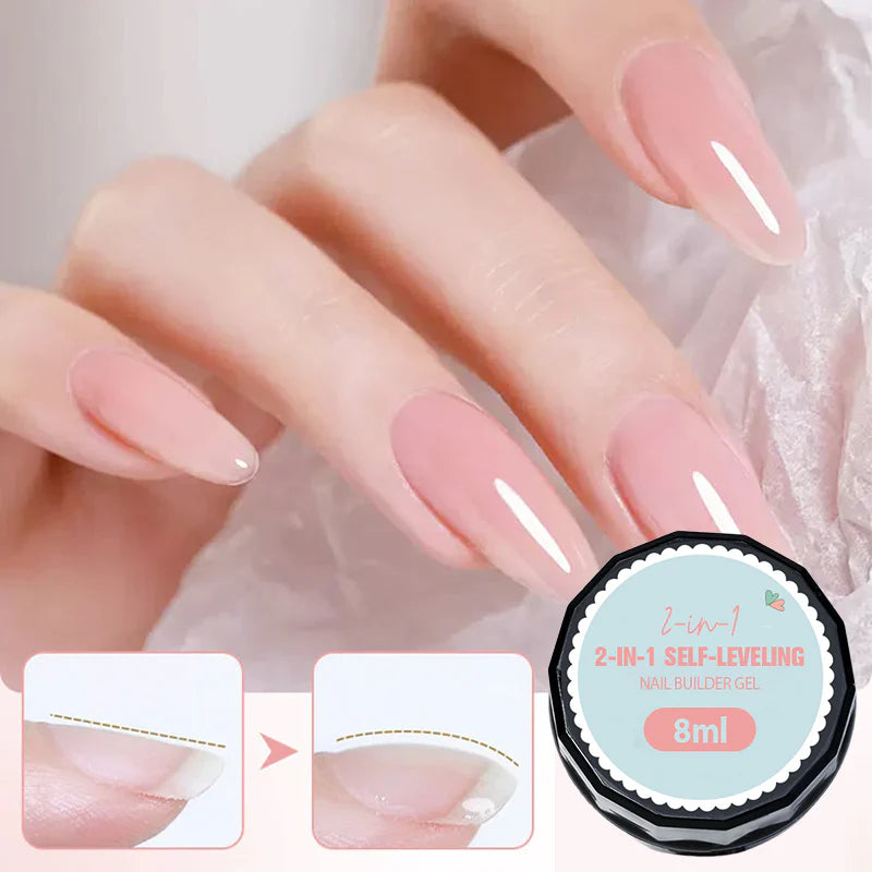 Gel fortalecedor de uñas autonivelante 3 en 1