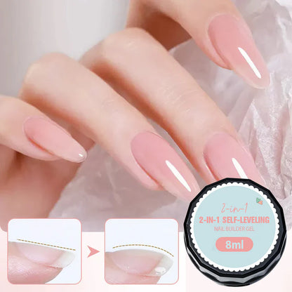 Gel fortalecedor de uñas autonivelante 3 en 1