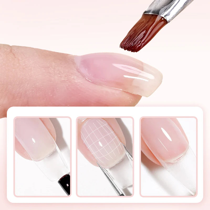 Gel fortalecedor de uñas autonivelante 3 en 1