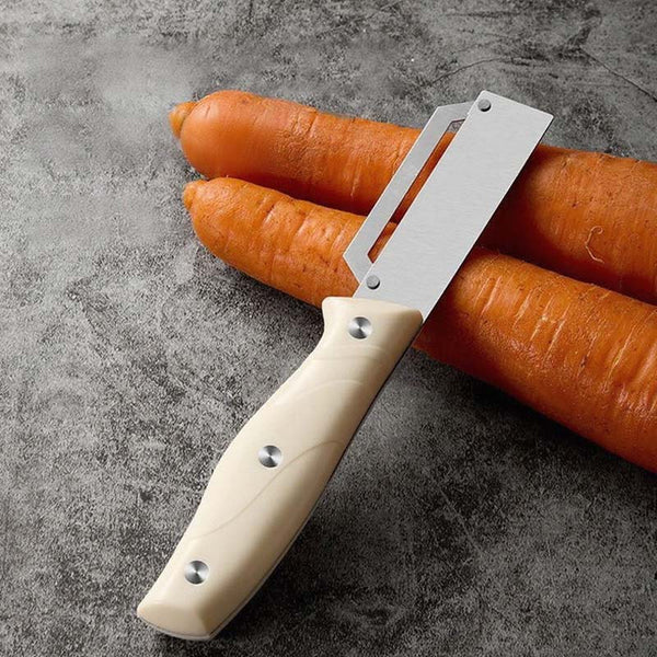 💥50% DE DESCUENTO – Cuchillos peladores multifuncionales para frutas y verduras | Fáciles y eficientes