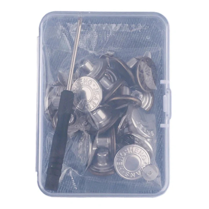 Juego de botones extraíbles para jeans sin costuras, Compra 1 y llévate 1 gratis (20 unidades)
