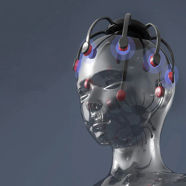 Masajeador de cabeza inteligente: relajación profunda, presión inteligente y alivio instantáneo del estrés ✨