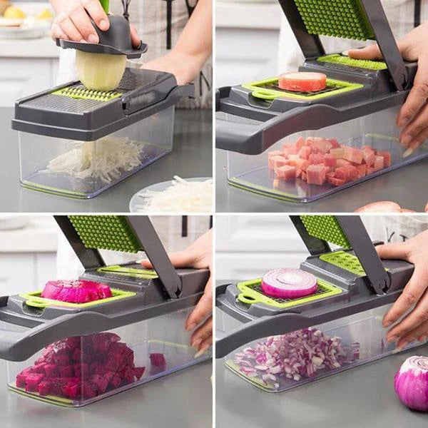 Cortador multifuncional de frutas y verduras