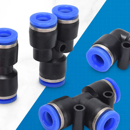 ⚡🔧Kit 40 piezas de racores neumáticos de 1/4 pulgada para mangueras de aire con conexión rápida