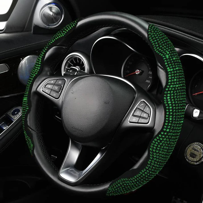 Funda para volante de coche con diamantes y brillo 💎