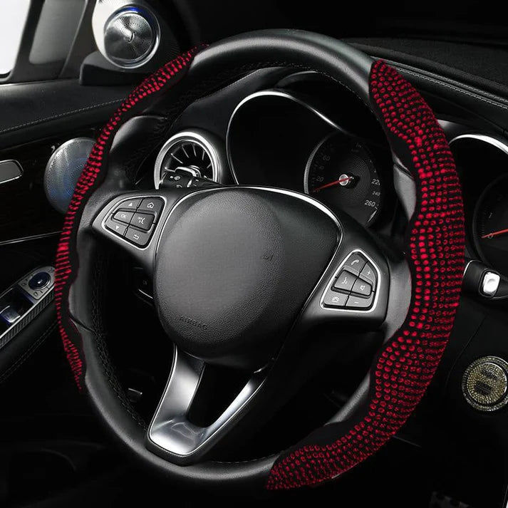 Funda para volante de coche con diamantes y brillo 💎