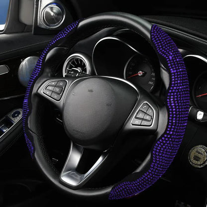Funda para volante de coche con diamantes y brillo 💎