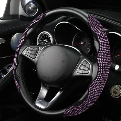Funda para volante de coche con diamantes y brillo 💎