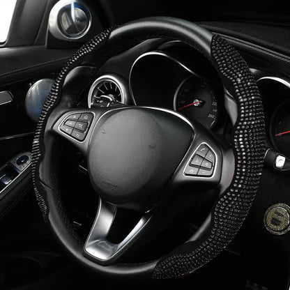 Funda para volante de coche con diamantes y brillo 💎